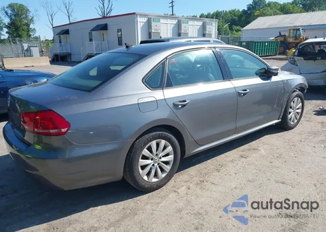 2015 Volkswagen Passat 1.8T Wolfsburg Edition из США, поврежденный, VIN 1VWAT7A31FC080393